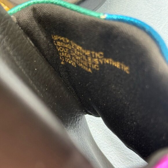 🆕 KURT GEIGER LONDON 🧿 NWOT Meena Eagle Metallic Pool Slide - Size 41 US 10 - Picture 12 of 13